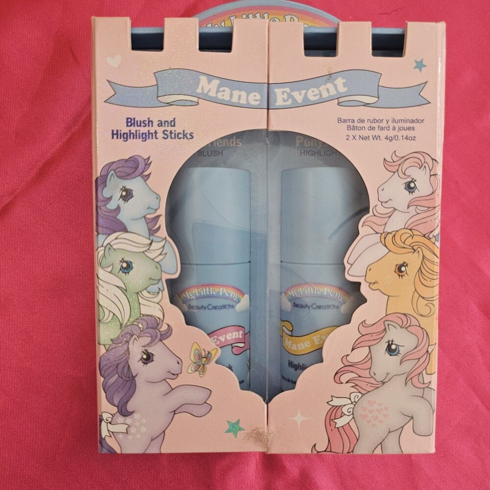 Beauty Creations x My Little Pony "Mane event blush and highlight stick" Set
